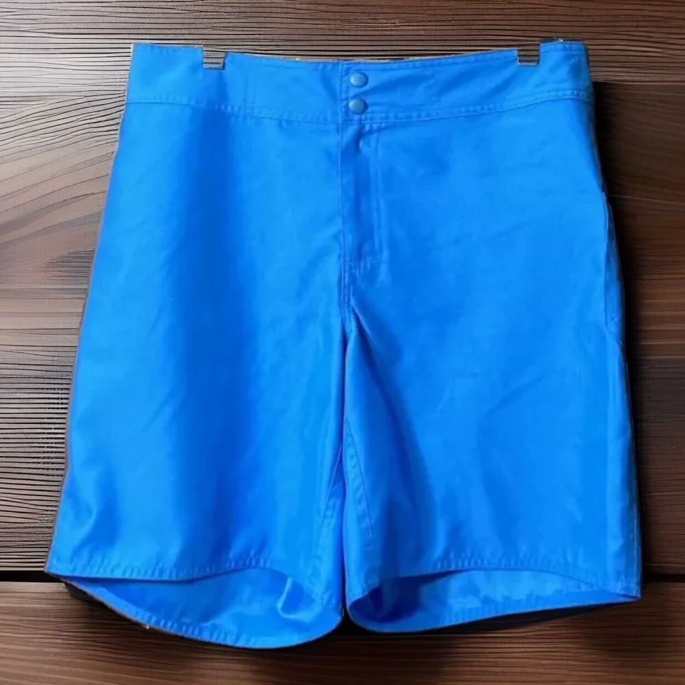 L.L. Bean Womens Swim Hiking Trail Bermuda Shorts Sz 12 EC 💯% Poly‎ 7.5" Ins
